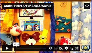 Heart Art Seal Walrus